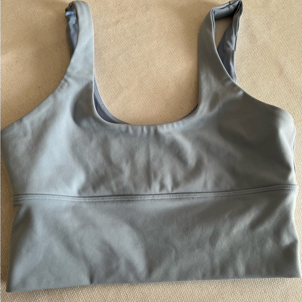 White Fox Active pale blue sports bra